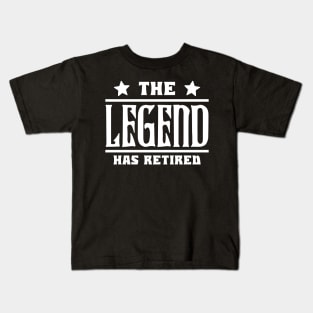 The Legend Has Retired Kids T-Shirt